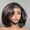 Kelly Mahogany Brown Layered Bob