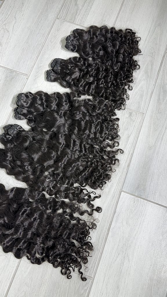 Raw Asian Curly Bundles