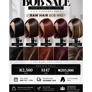 Raw Bob Sale